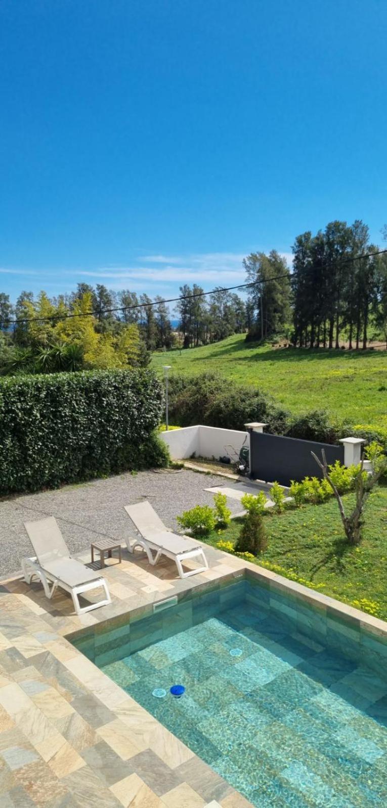 Rez De Villa Avec Piscine Privee, Wifi, Jardin Cloture Penta di Casinca Dış mekan fotoğraf